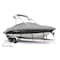 Eevelle Boat Cover DECK BOAT Ski Tower, Outboard Fits 20ft 6in L up to 102in W Silver SCDKSK20102B-SLR - alternate 1